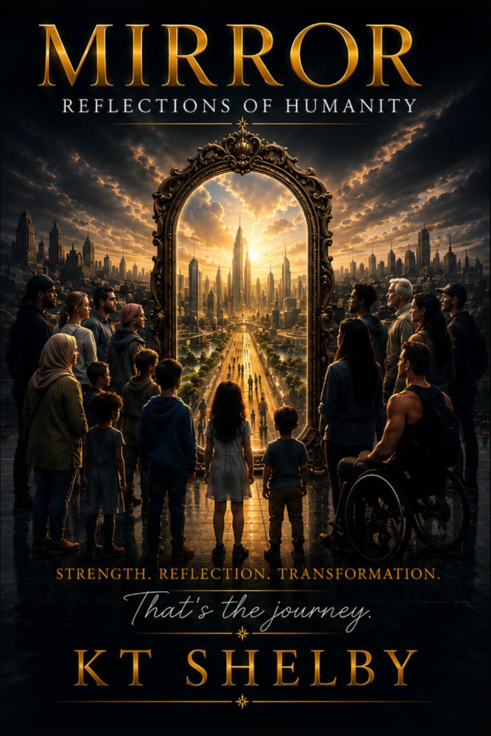 Mirror Reflections of Humanity: Strength, Reflection, Transformation, That's the Journey