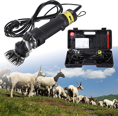 ridgeyard110V 320W lana Shears alpaca Ganado Clippers Cabras de granja animal oveja esquila Afeitado Set de arreglo personal 2400rpm