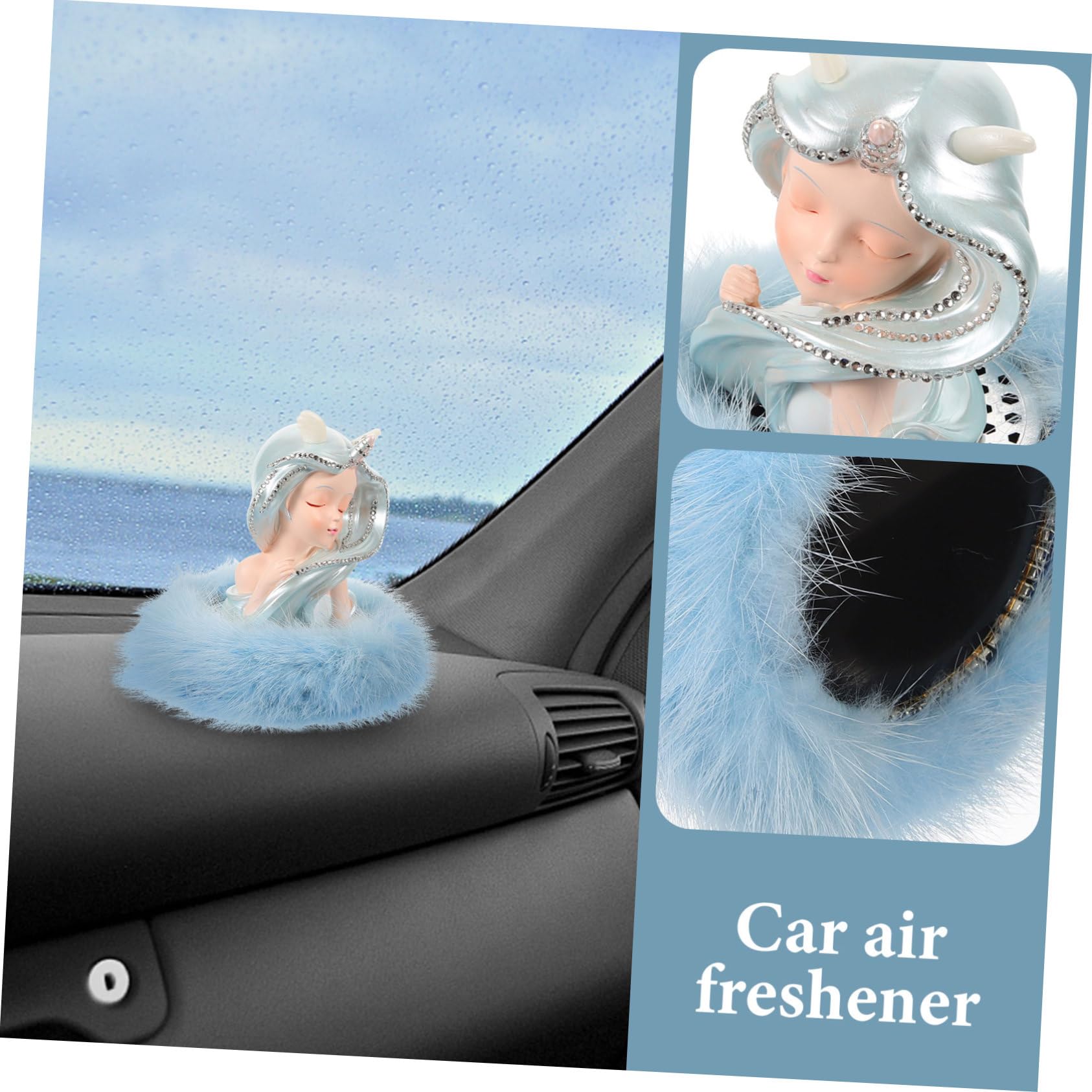 Zerodeko Decorazione Profumante Per Auto Forma Di Angelo Ornamento Per Interni Auto Accessorio Per Deodorante