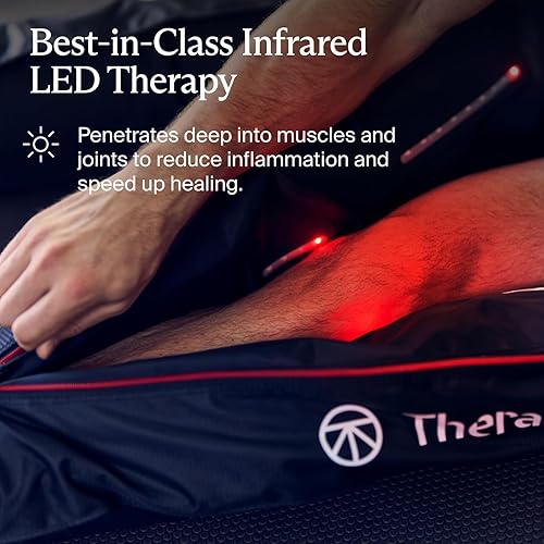 Miniatura 7 de Therabody JetBoots PRO Plus - Botas de compresión inalámbricas con terapia de vibración y luz, recuperación muscular, manga de compresión neumática