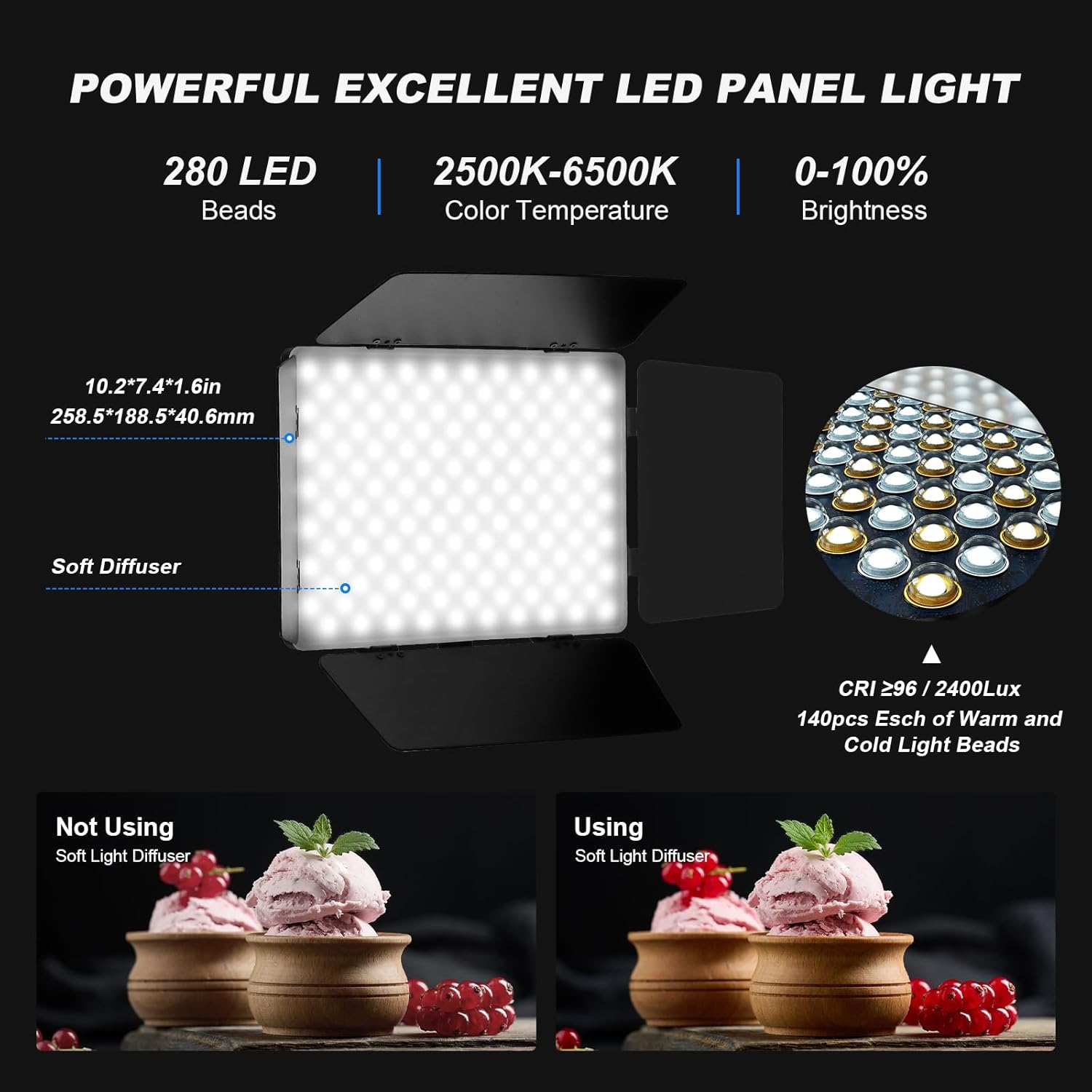 Soonpho LED világítás különböző beállításai