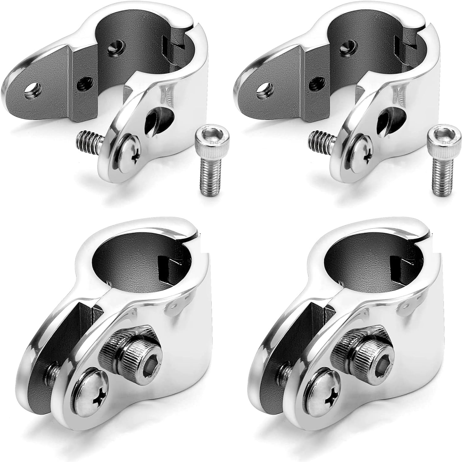 Bimini Top Jaw Slide Quick Release Marine Boat Hardware Heavy Dudy Bimin Top Hardware 316 Stainless Steel Inside Dia 7/8 or 1INCH 4 PCS