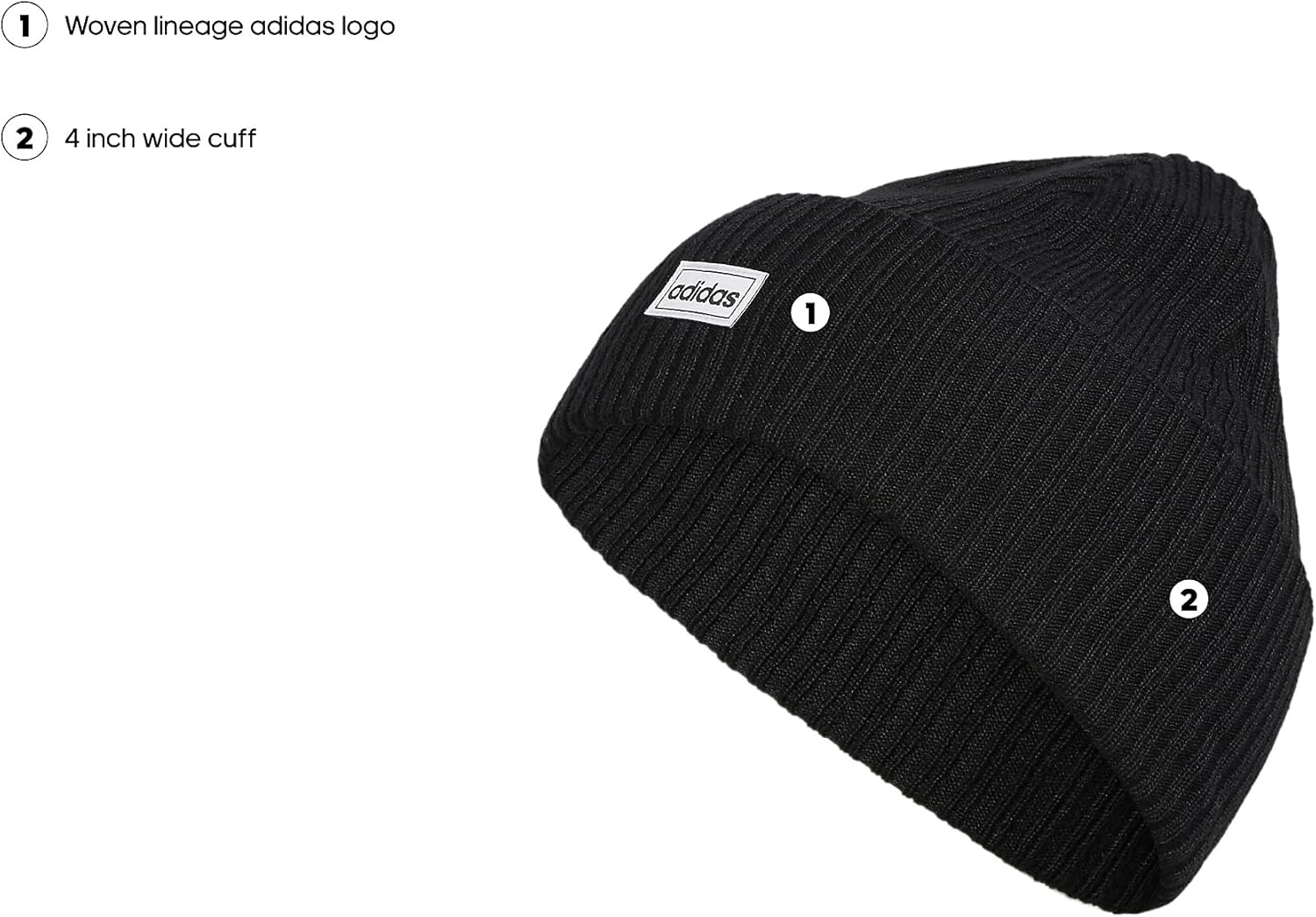 adidas Women's Women's 4 Inch Cuff Fold Beanie