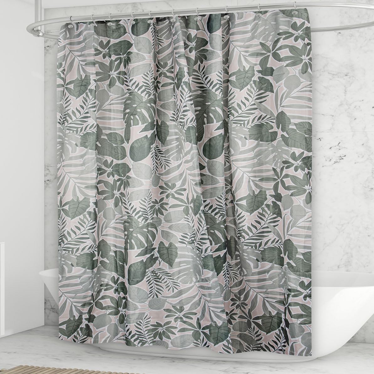 Anko Australia Printed Shower Curtain with 12 Hooks Free | 5.9 x 5.9 ...