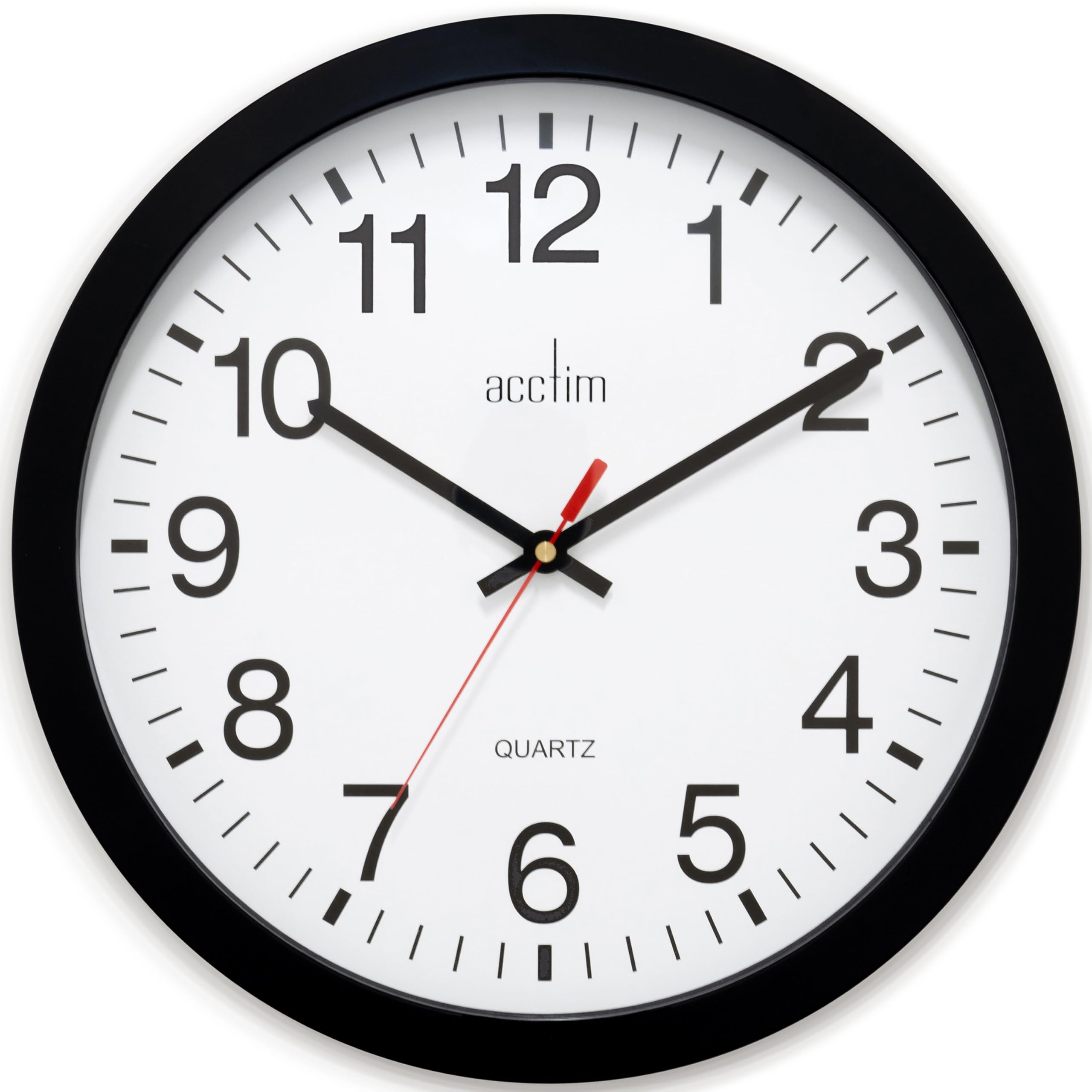 Acctim 93/ 704B Controller Wall ClockBlack from B&Q