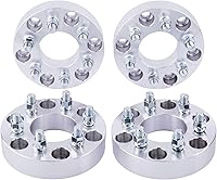 Vista 10 de DCVAMOUS 4 adaptadores de rueda de 6x135 a 6x5.5 de 1 pulgada con pernos de 14x2 compatibles con Ford 6 Lug 6x135 a 6x139.7 para F150 2004-2014