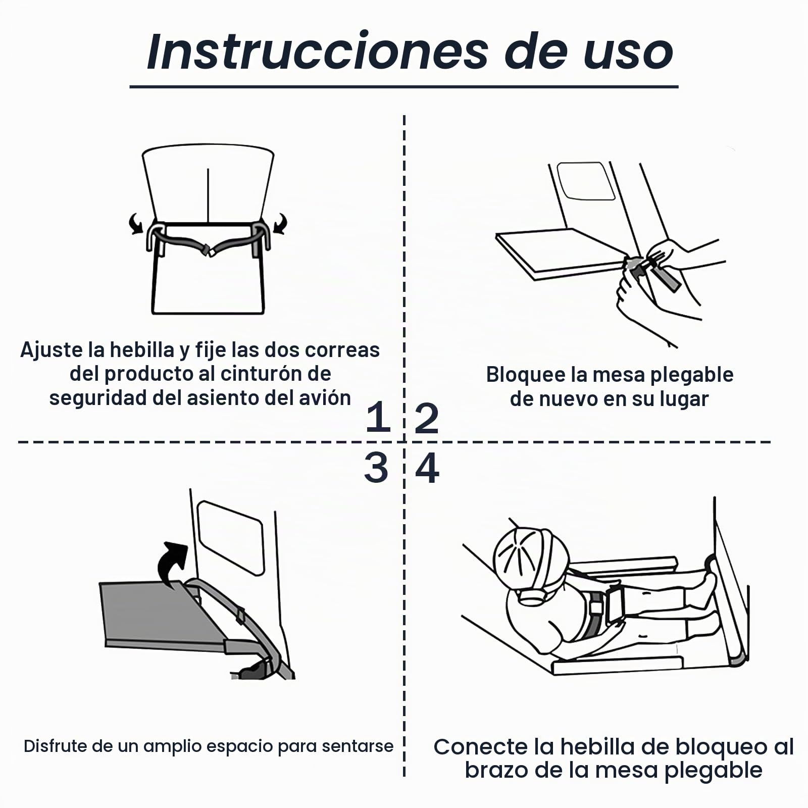LURICO Reposapiés de Avión para Niños, 76x44.5 cm Extensores de Asientos Plegable Hamaca de Pie Cama de Avión para Descanso de Niños Cama de Viaje para Expandir Las Piernas de Descanso