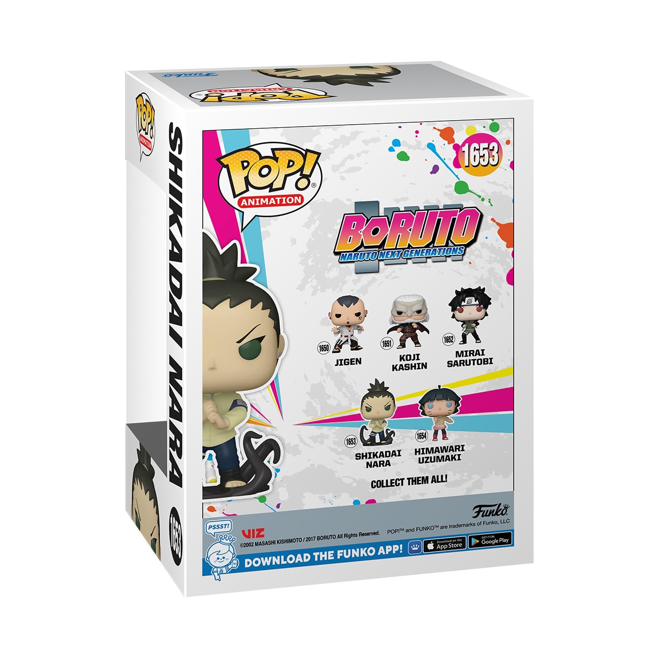 Funko POP! Animation: Boruto, Shikadai Nara, Boruto: Naruto Next Generations, Collectable Vinyl Figure, Gift Idea - Image 3
