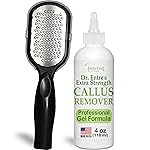 Dr. Entre\'s Callus Remover Gel & Foot File: Extra Strength Callus Remover for Feet, Foot Callus Remover Care, Pedicure Tools Supplies, Spa Kit, Dead Skin Scrubber, 4 oz
