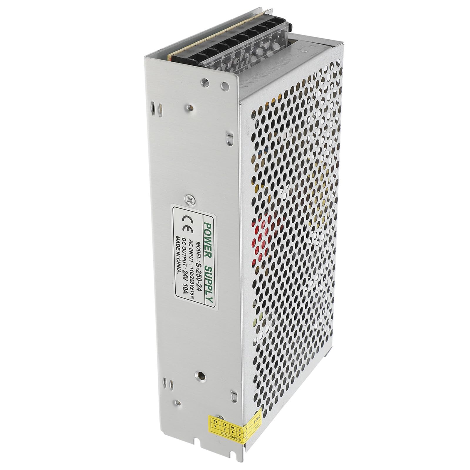 Gadpiparty Adaptador de Alimentación Conmutada 250w 24v 10a de Hierro Plata