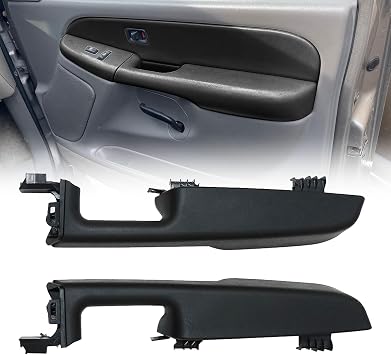 XQSMWF Pair Door Armrest Handle 12472876 88981547 Fit for Chevy Suburban Tahoe Avalanche Fit for GMC Yukon Fit for Cadillac Escalade 1999-2006 88981548 15703701 15703702 Front Left and Right Side