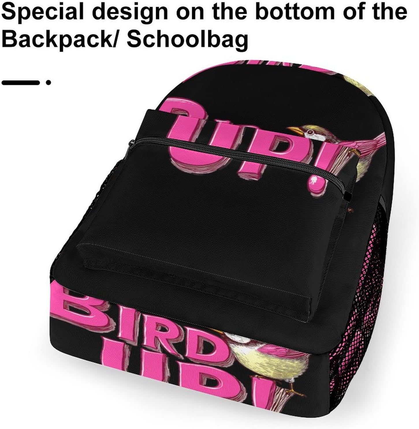 Bird Up Unisex Backpack Casual Daypacks Lightweight Shoulders Bag for Camping Hiking Travel