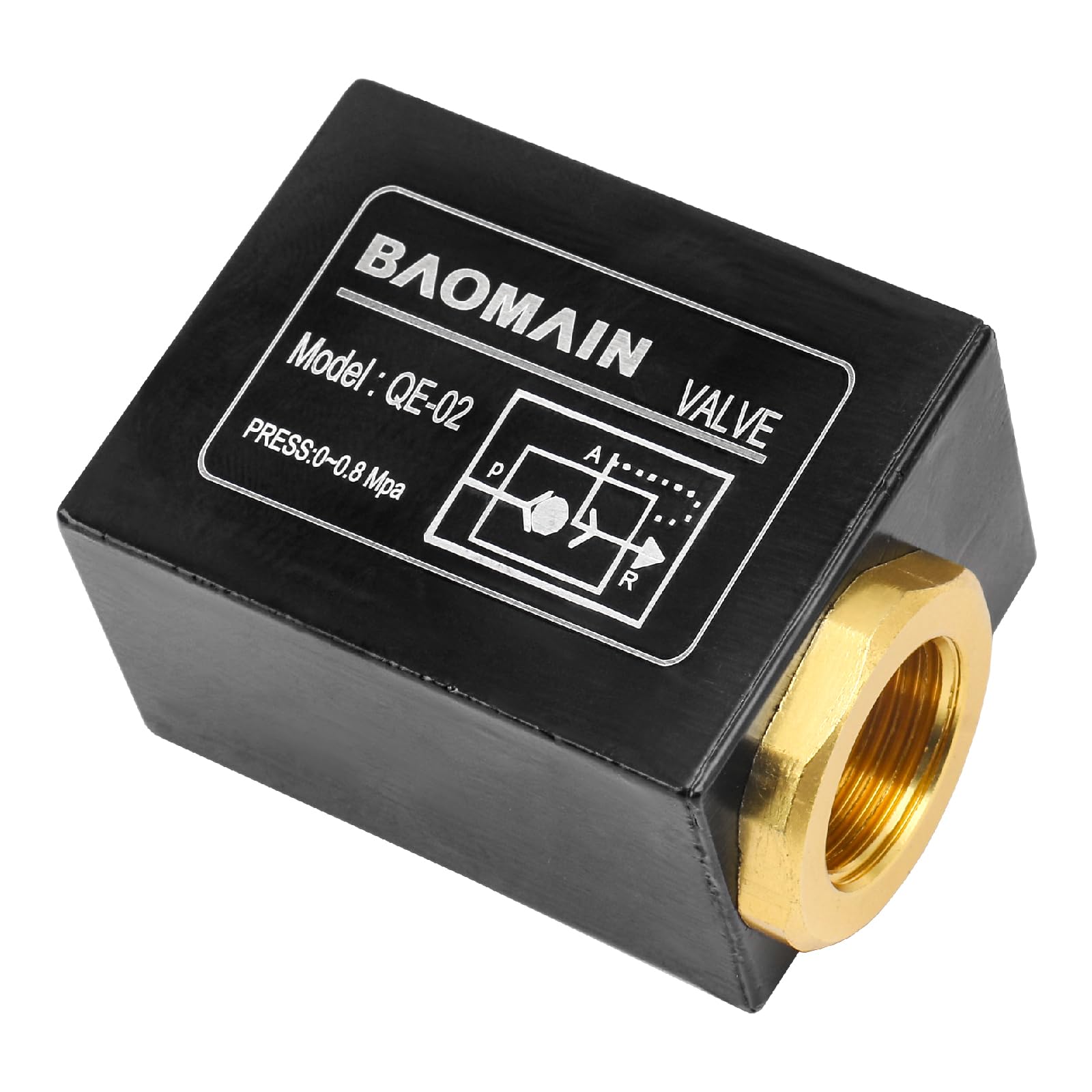 Soupape D'échappement Rapide Pneumatique BSPT 1/8 à 1/2 (QE Série) - Neuf