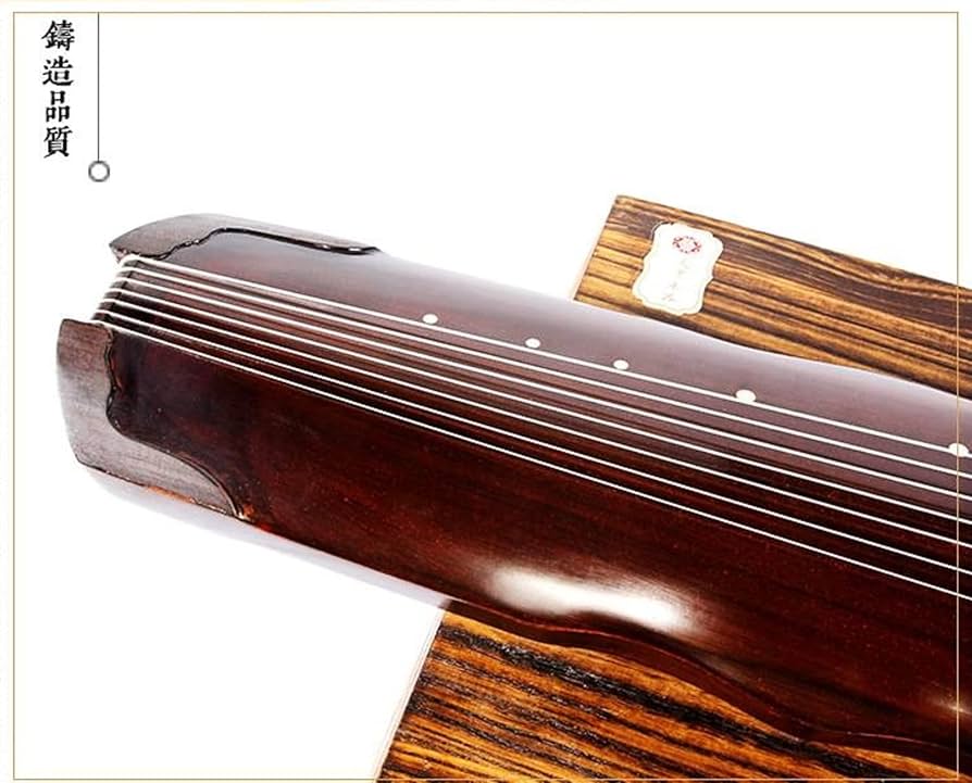 木製琴 Amazon.co.jp: 中国古箏入門レベルの古い桐7弦古琴純粋な天然生漆