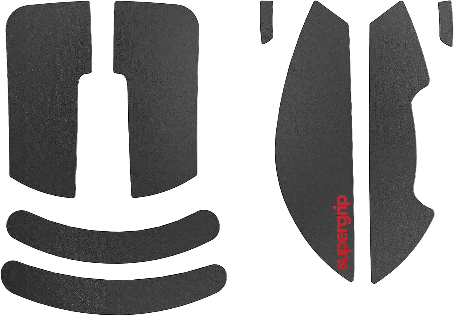 Pulsar Gaming Gears SUPERGRIP Griptape Set for Razer Viper V3 Pro Sweat Absorbing High Performance Anti Slip 3M Adhesive no Residue Mouse Grip Tape Ultra-Thin 0.5mm (0.02in)