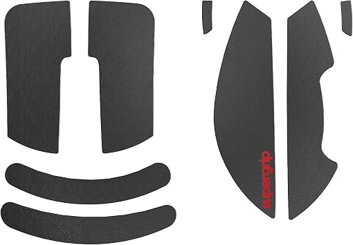 Pulsar Gaming Gears SUPERGRIP Griptape Set for Razer Viper V3 Pro Sweat Absorbing High Performance Anti Slip 3M Adhesive no Residue Mouse Grip Tape Ultra-Thin 0.5mm 0.02in