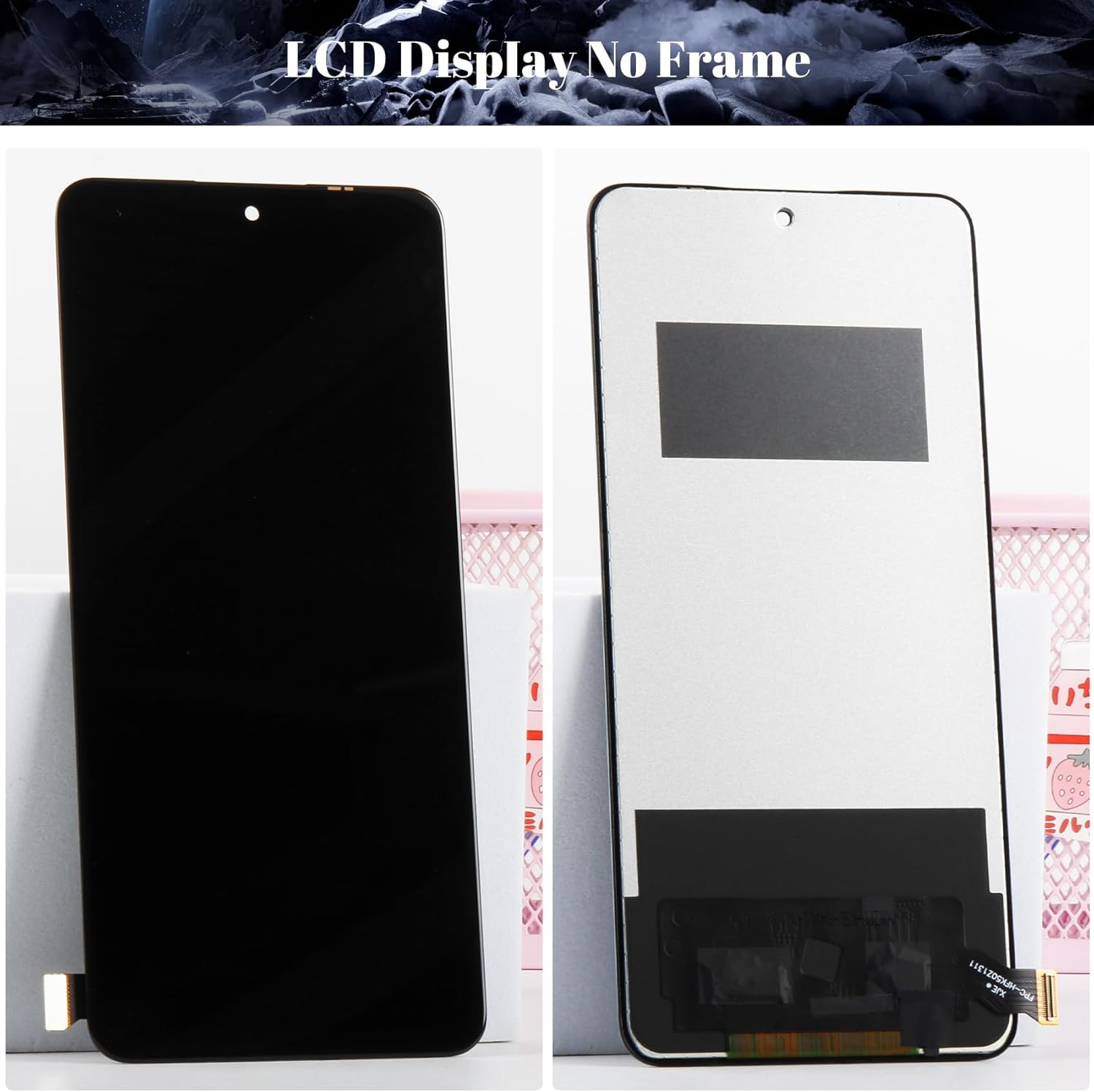 Incell for Xiaomi 12T LCD Display for Xiaomi 12T Pro 5G 2022 Screen Replacemet for 22071212AG Touch Screen Digitizer Display Assembly Repair Kits Without Frame(Black)