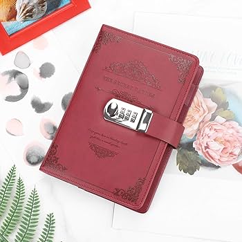 Amazon.co.jp: 日記帳 鍵付きノート メモ帳 高級 洋書風 防水 革