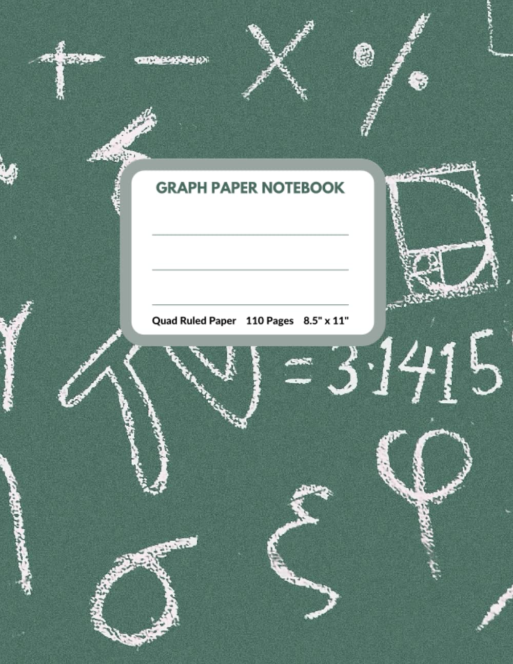 Graph Paper Notebook: Grid Paper for Students, Quad Ruled 5x5 (110 Pages, 8.5 x 11)