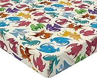 Vista 180 de Ambesonne - Sábana bajera ajustable multicolor, en colores y tres tamaños Azul y gris