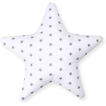 Kissen Stern Zierkissen Ca 60 Cm Kinderzimmer Zimmer Deko Pluschkissen Sternkissen Baby Kinder Dekokissen Mit Fullung Fur Schlafzimmer Babyzimmer Kinderbett Madchen Jungen Sternchen Weiss A3 Amazon De Baby
