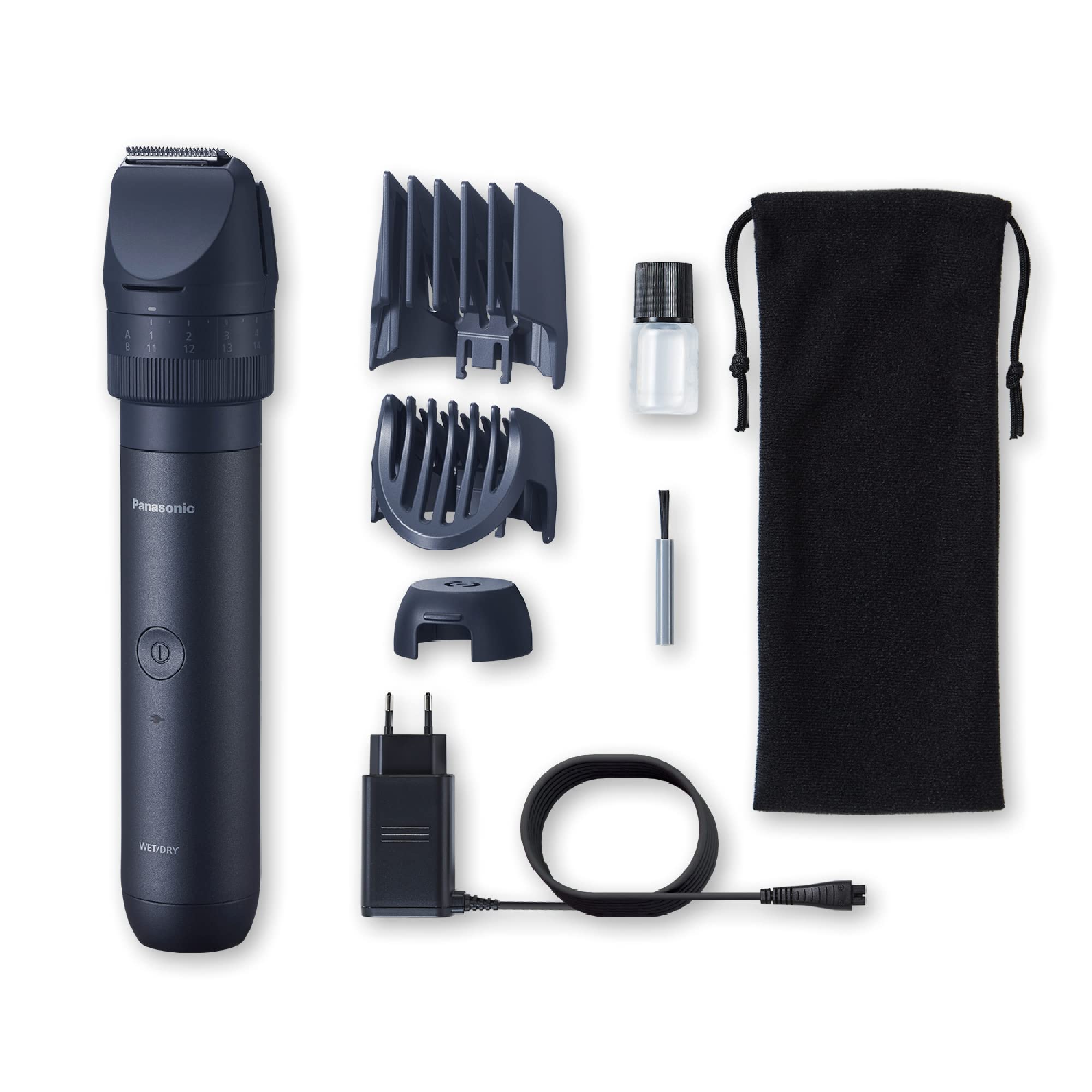Panasonic MULTISHAPE - système modulaire de soins corps, cheveux et visage - ER-CKL1 : Kit unité principale étanche avec batterie rechargeable Li-ion et tête tondeuse étroite pour barbe
