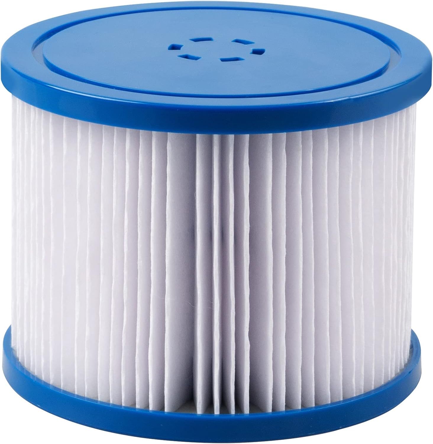 #WEJOY Easy Set Pool Spa Hot Tub Filter Replacement Cartridges for Type PM_SPA-P154_Grey/Black/White/Wine, Fold White Filter Paper for Many Massage Pool Models(4 PC)