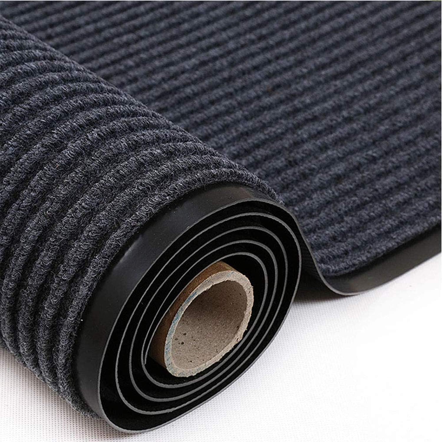 SRDDQLC Commercial Grade Door Floor Mat Brush Step Entrance Mat 3×6FT Outdoor Indoor Mat Waterproof Rubber Back Rugs for Home Office Business Areas