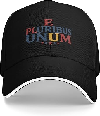 E Pluribus Unum Hat American Motto Patriotic Baseball Cap Golf Dad Hats Retro Classic Adjustable
