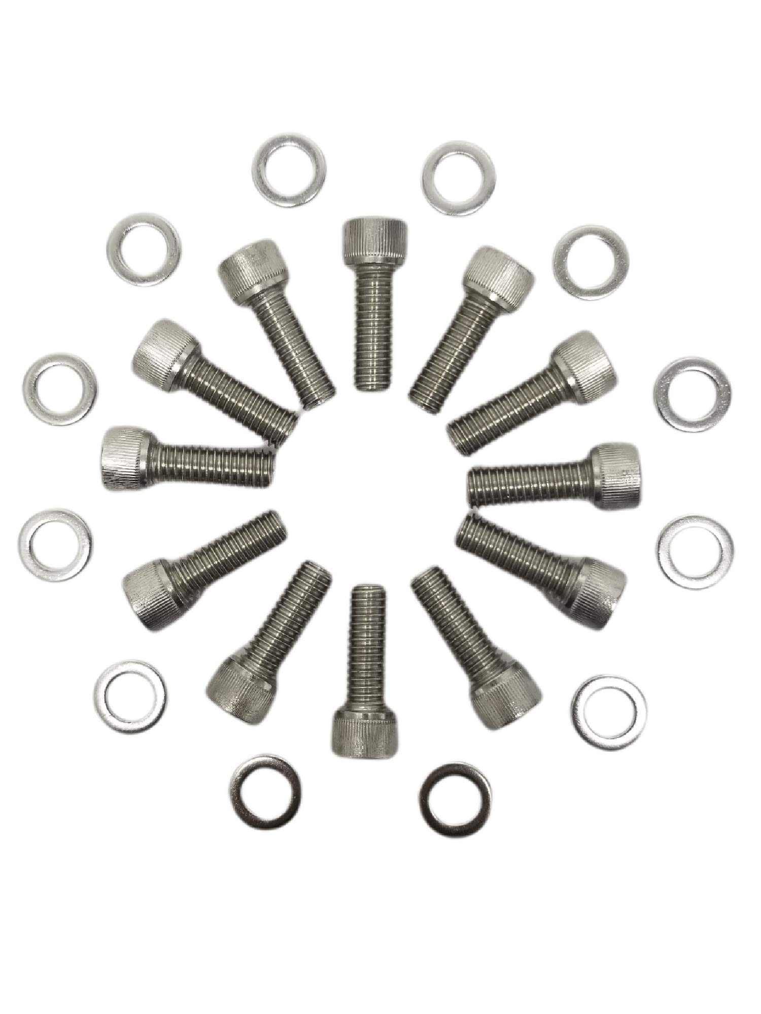 Sbc Starter Bolts Small Block Engine Hex Bolt Kit For Chevy 265 - Foto 7