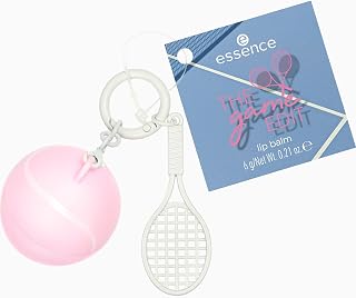 essence THE game EDIT lip balm, No. 01, pink, regenerating, smoothing, nourishing, natural, shiny, vegan, oil-free, paraben-free, no microplastic particles, pack of 1 (6 g)