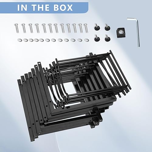 Miniatura 10 de Soporte para botellas de agua de 5 galones (negro), soporte para jarra de agua de 5 niveles para 10 botellas, 5 bandejas, organizador de jarra de