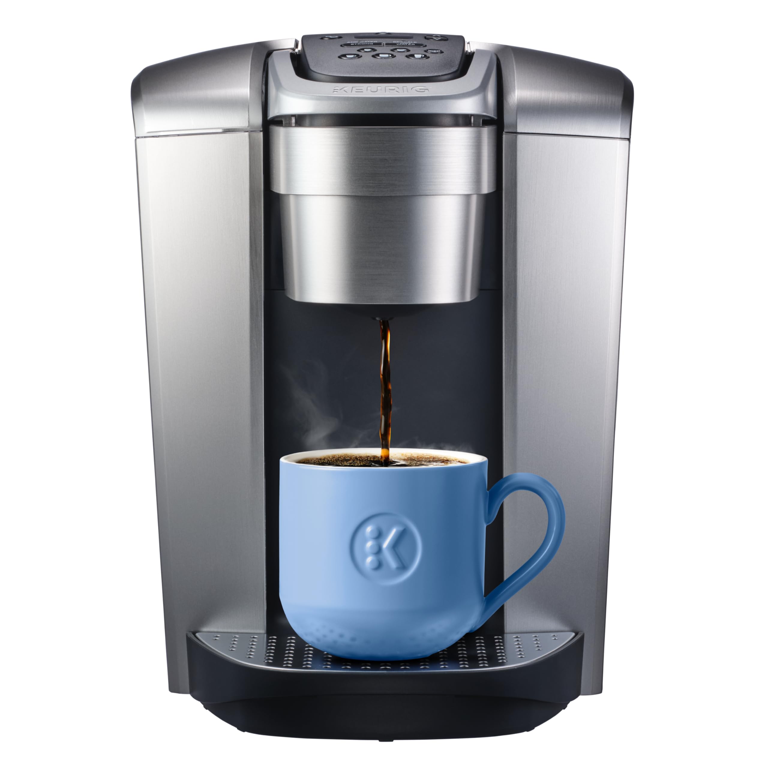 Keurig K-Elite Single Serve K-Cup Pod Programmable Coffeemaker Brushed Silver