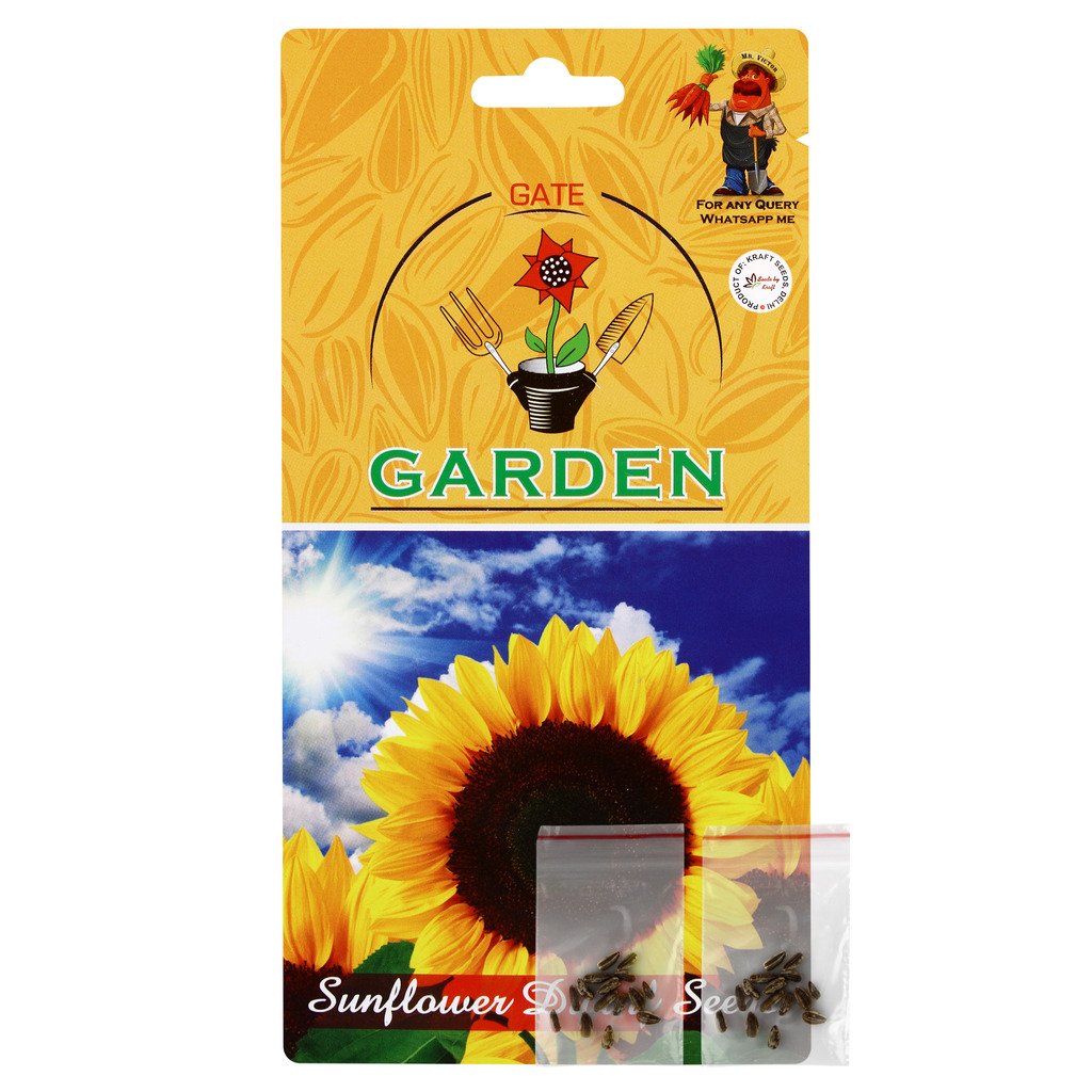Buy Kraft Sunflower Dwarf Incredible 2 In 1 Flower Seed Combo (Pack Of