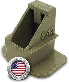 Magazine Loader for The Glock 42 Model - Easy Pain Free Loading - Comfortable Grip - Speed Loader Accessories - Large Flanges for Thumb Relief - EZMAGLOADER