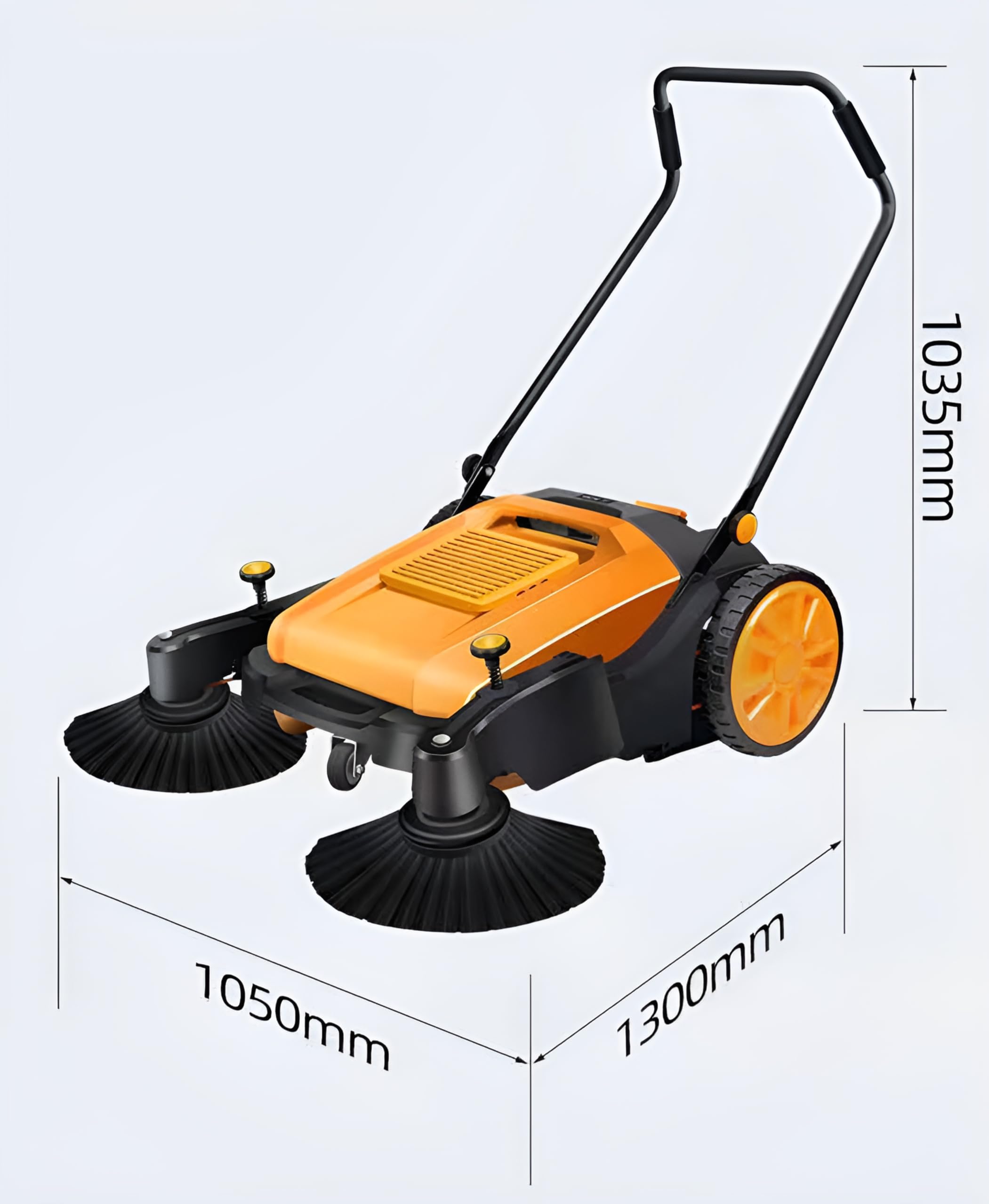 Amazon.co.jp: 業務用床清掃機55L歩行型スイーパー ロードスイーパー