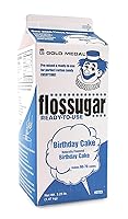 Vista 2 de BeeQ Caja – Paquete de 3 sabores de mezcla de algodón de azúcar de azúcar 3 sabores diferentes: azul boo, pastel de cumpleaños y bayas de cereza