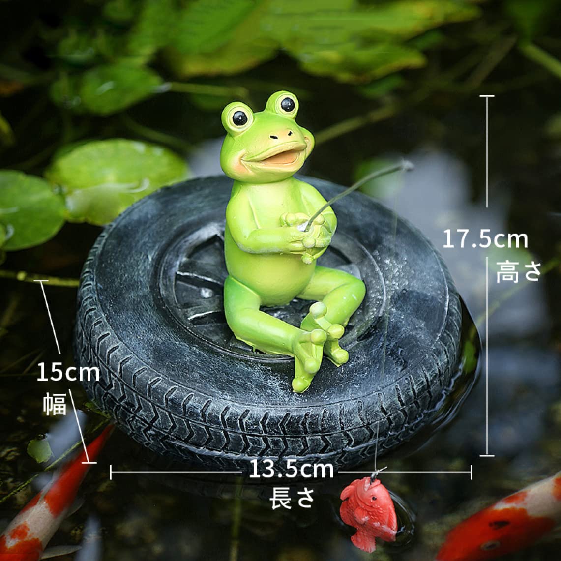 Amazon.co.jp: ガーデニング雑貨 北欧オブジェ カエルの置物 亀の
