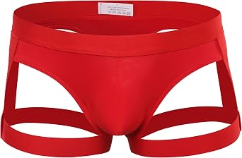 Mens Strappy G-string Briefs Thongs Jockstrap Bikini Underwear Swimming Suit Novely Thongs