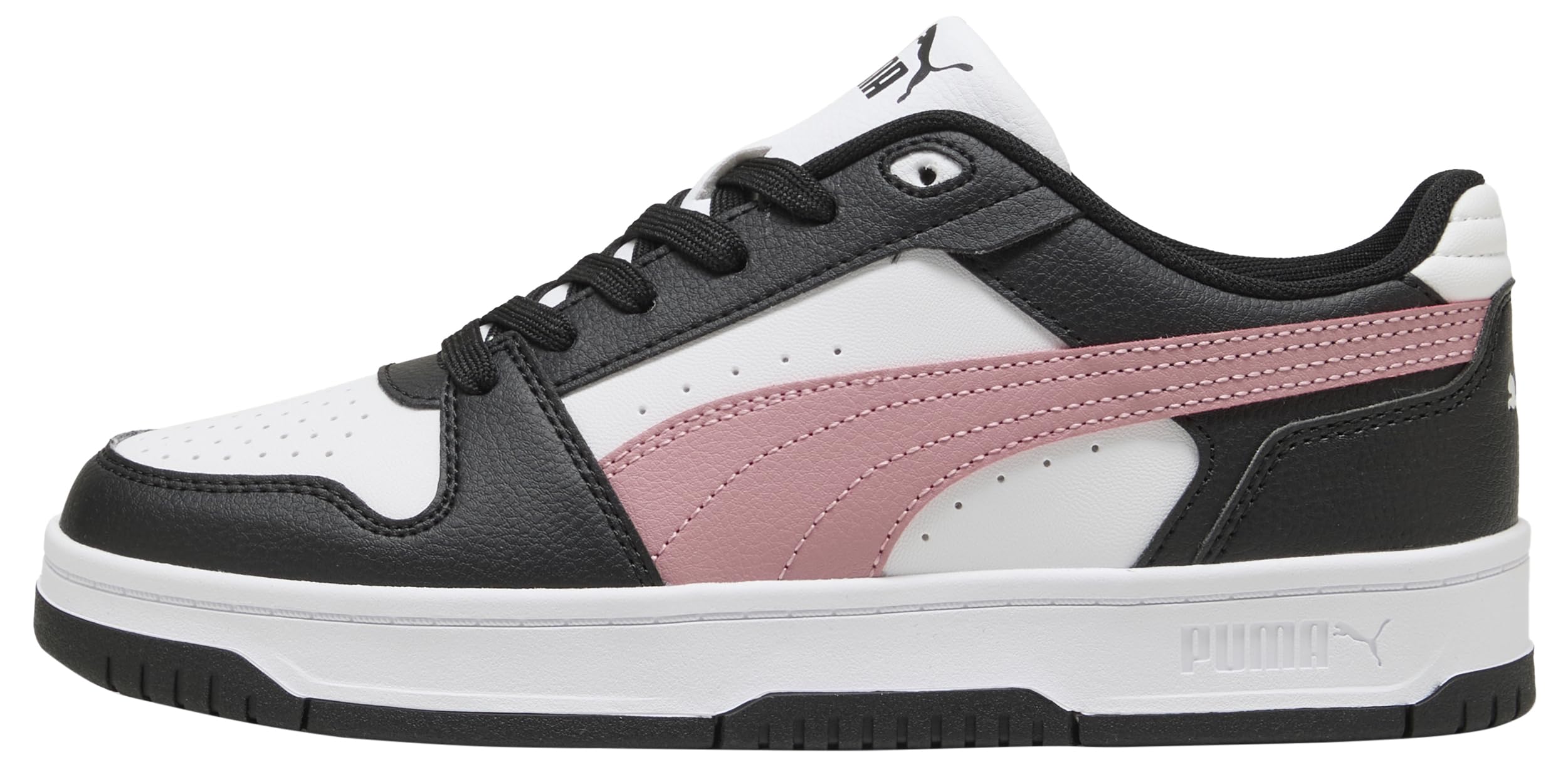 Puma Unisex Rebound SLAM LO Sneaker, Black-Dusky Rosewood White, 42 EU