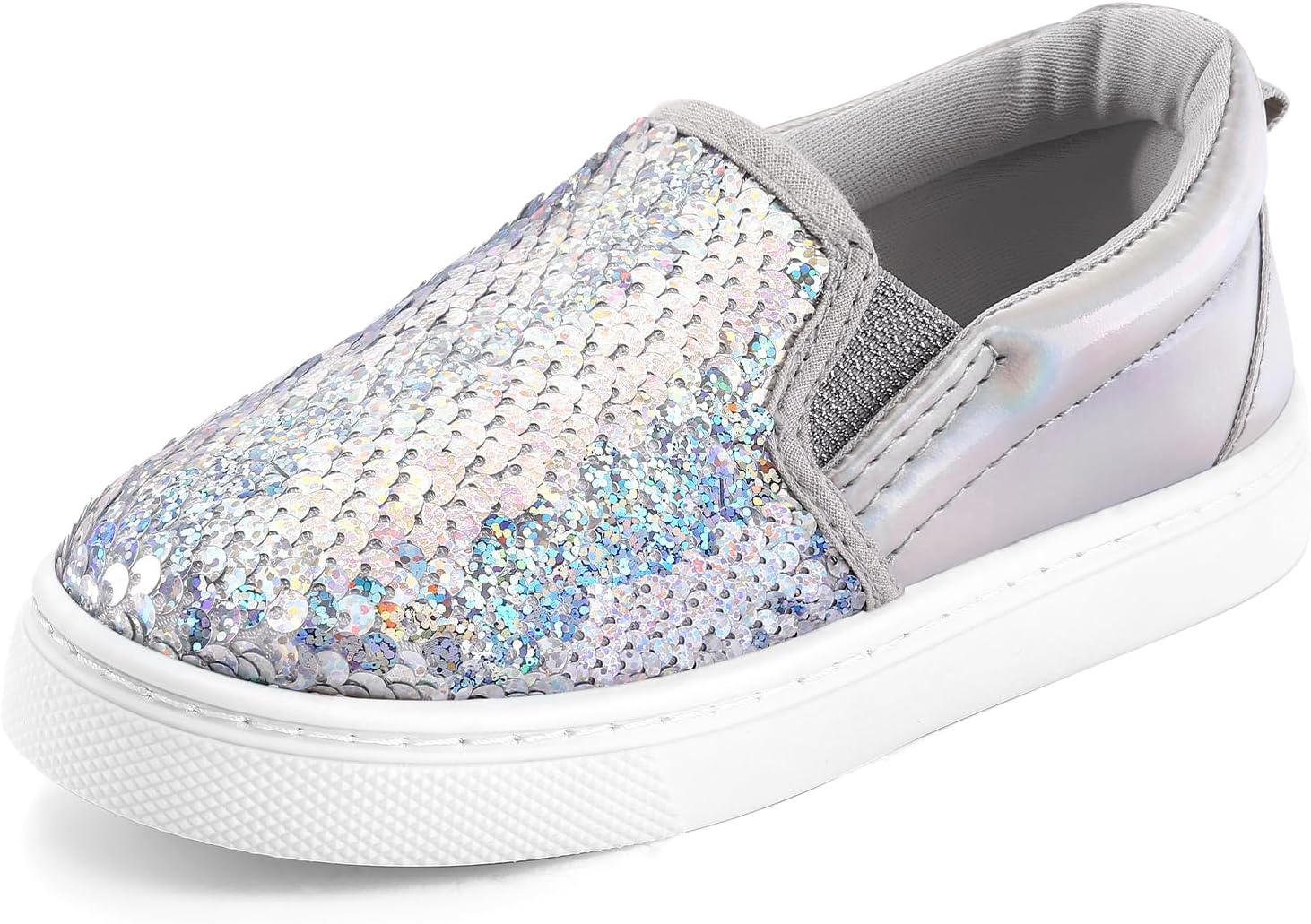 K KomForme Toddler Sneakers - Sparkle Sequins Canvas
