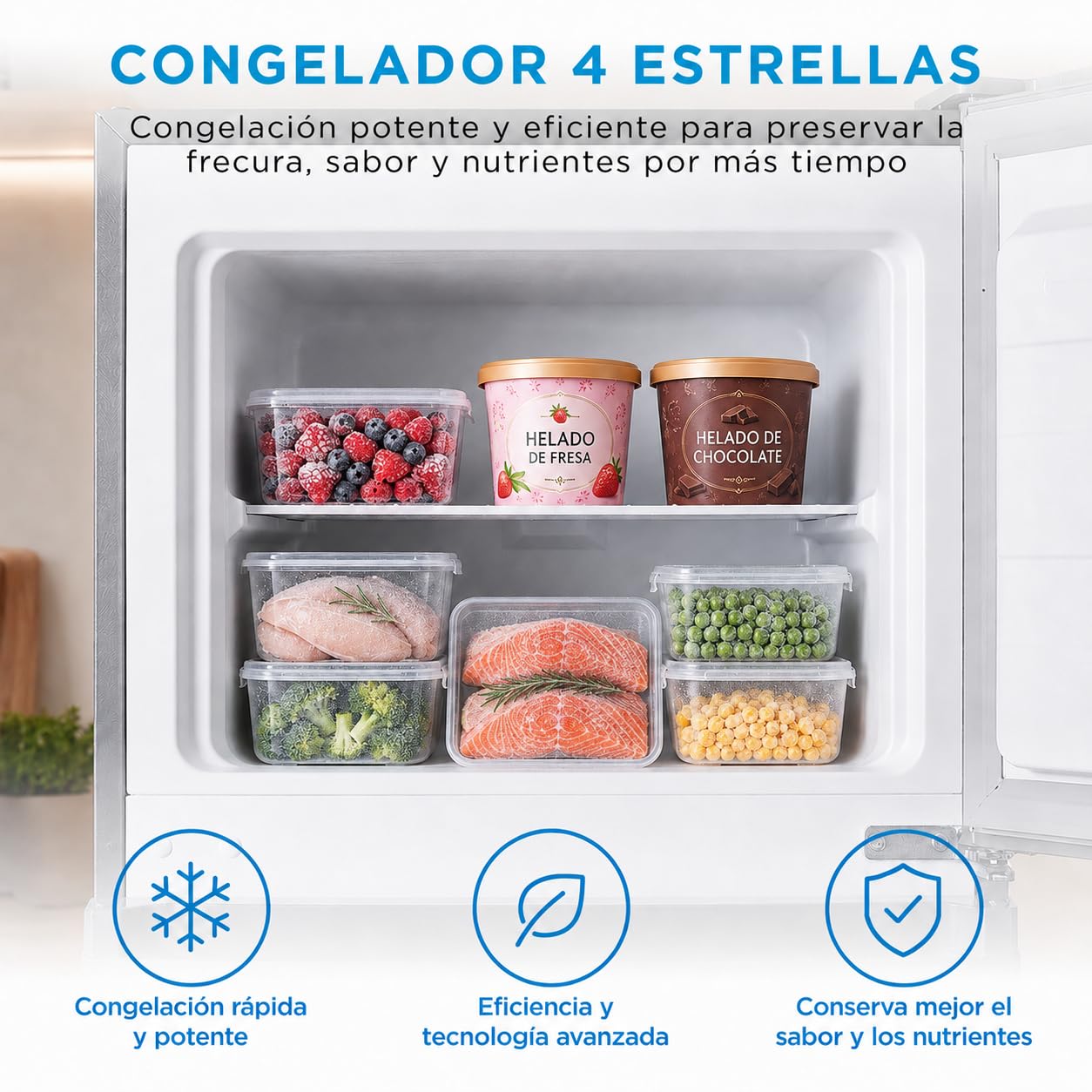 Midea Frigorífico 2 puertas 140 cm alto x 55 cm ancho, Inox, Capacidad 204 L, Nevera Pequeña con Congelador Low Frost de Bajo Consumo, Puerta Reversible, Luz LED, Silencioso 40dB, Cajón de Frutas