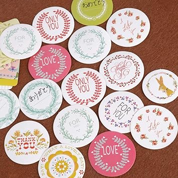 Amazon 160枚 ギフトシール 可愛い絵柄シール ステッカー キャラクター 手紙やギフトに 封筒シール ラッピング 飾り プレゼント用 カラフル 文房具 オフィス用品 文房具 オフィス用品