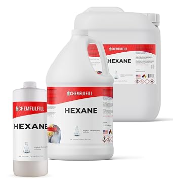 Chemfulfill Hexane Extremely High Purity N-Hexane Pint 16 fl oz