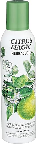 Miniatura 10 de Citrus Magic Ambientador en aerosol herbáceo que elimina olores, mandarin mimosa, 8 onzas, paquete de 2