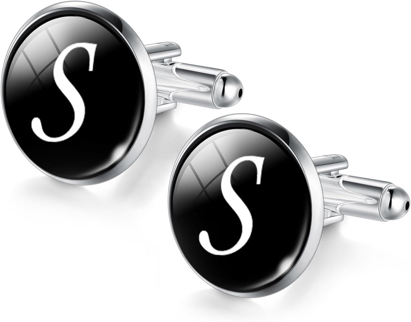 JIAYIQI S Pattern Cufflinks Classical Men's Tuxedo Suits Cuff Links
