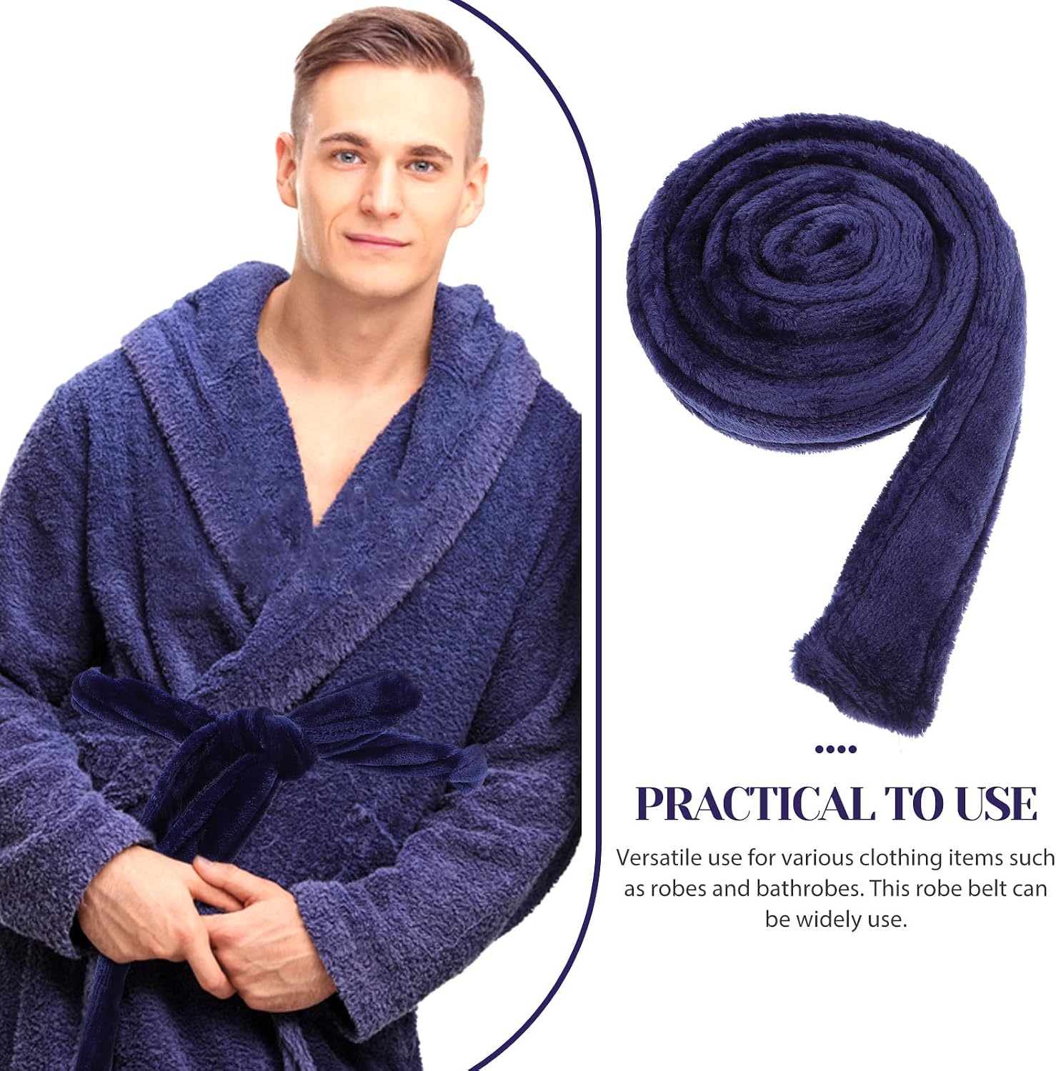 Robe Belt Replacement Hotel Bathrobe Belt for Women Men Accessories