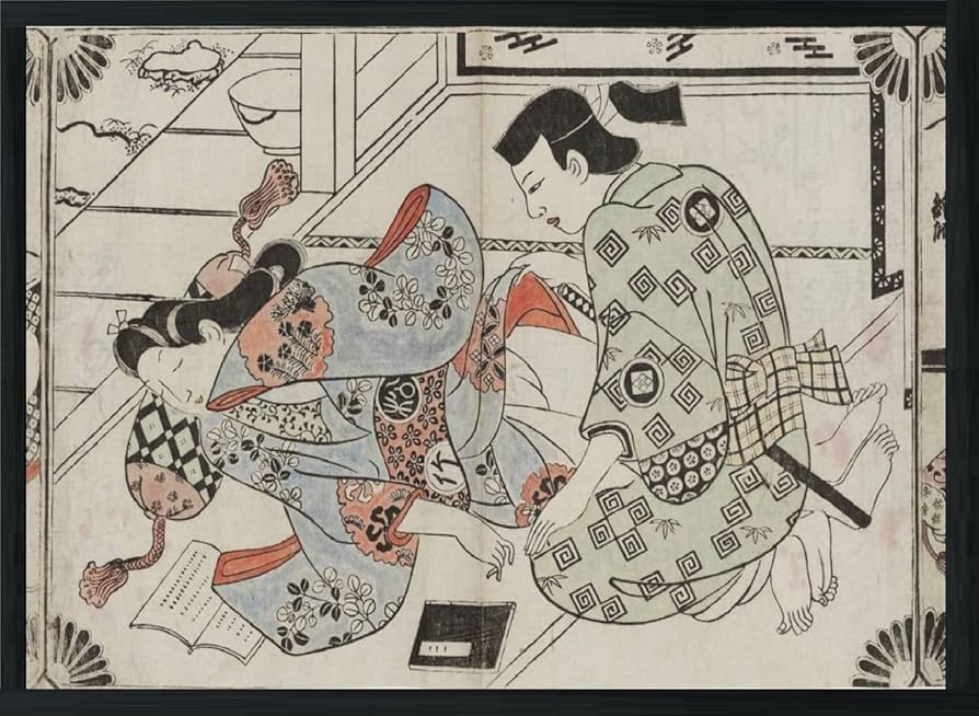 Amazon.co.jp: Genius Collections 杉村治兵衛 ポスター 額付き 壁掛け