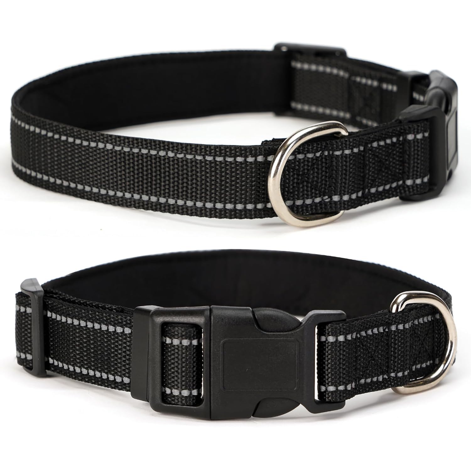 Dog Collar with Adjustable Buckle for Medium and Large Dogs, Nylon Training Collar with Tactical Buckle and D-Ring for Medium and Large Dogs (B0D2VDSTXB) Amazon Price History, Amazon Price Tracker