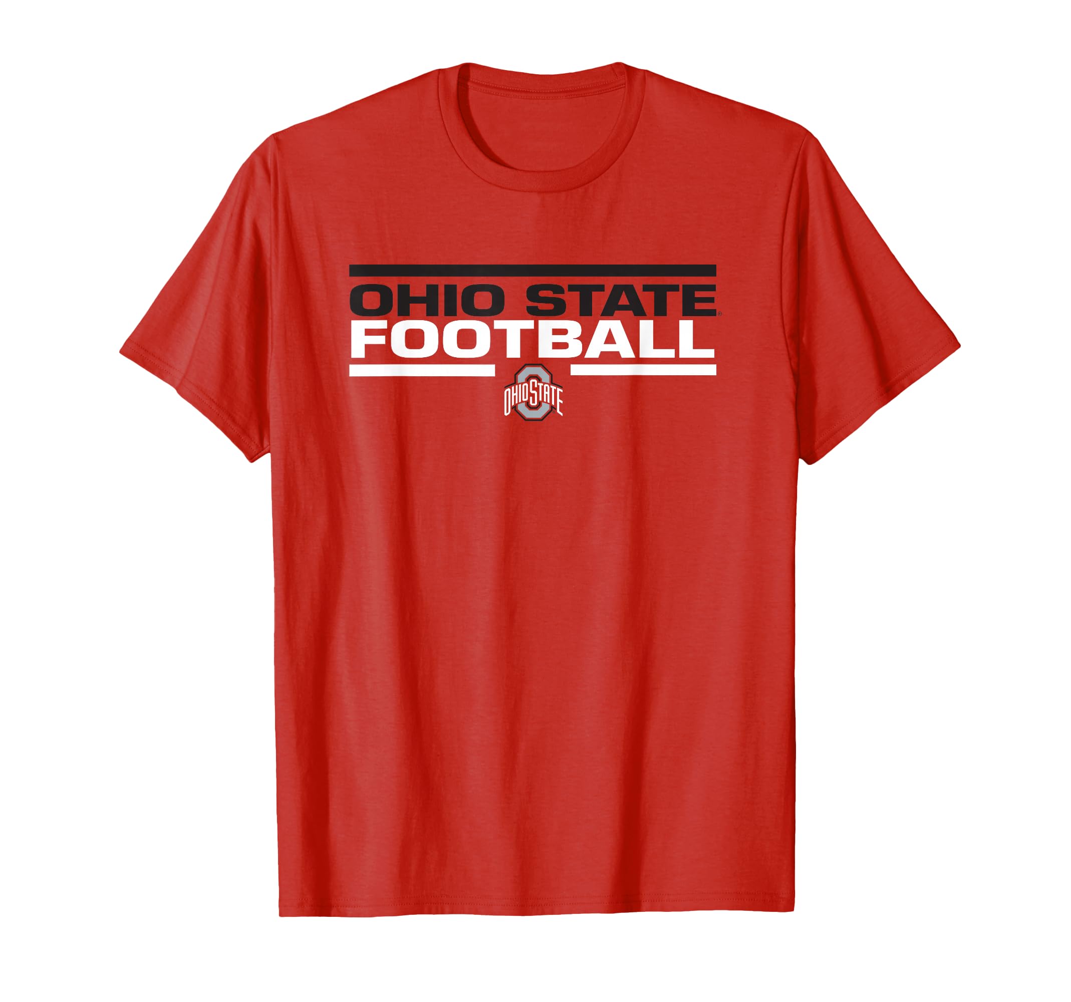 Ohio State Buckeyes Football Touchdown Red T-Shirt